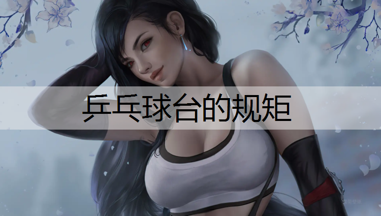 乒乓球台的规矩